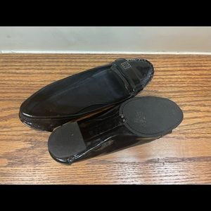 Givenchy Black Leather Loafers, Size 38.5, good condition